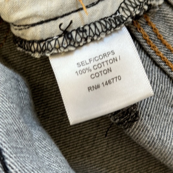 Re/Done | Skirts | New Redone Levis Distressed Raw Hem High Rise Button ...